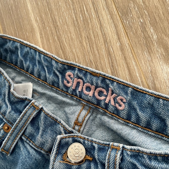 MOTHER SNACKS! Women’s High Waist Double Stack Ankle Denim Sz 24 EUC - Picture 5 of 11